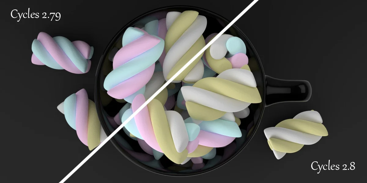 Procedural Marshmallow Material screenshot 4