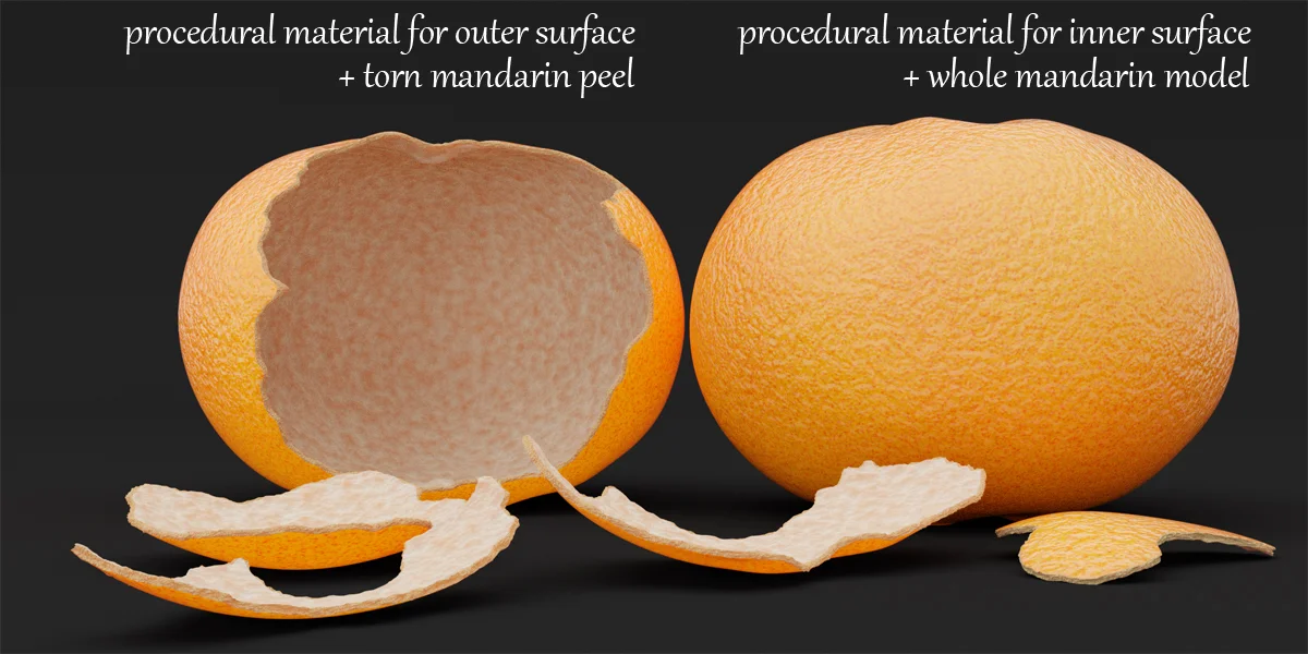 Procedural Mandarin and Peel screenshot 2