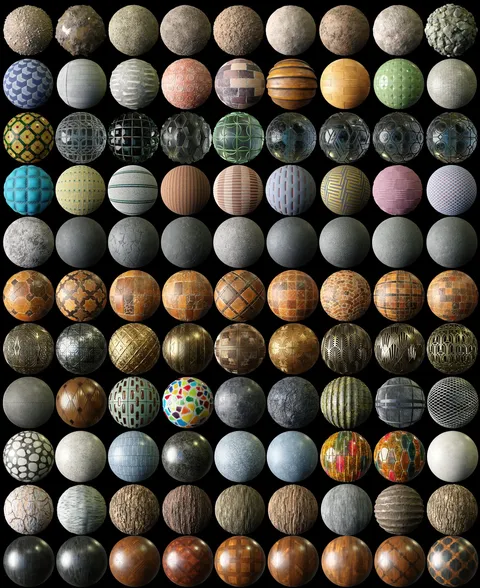 Procedural Materials Pack Vol 5 - Blender textures & materials