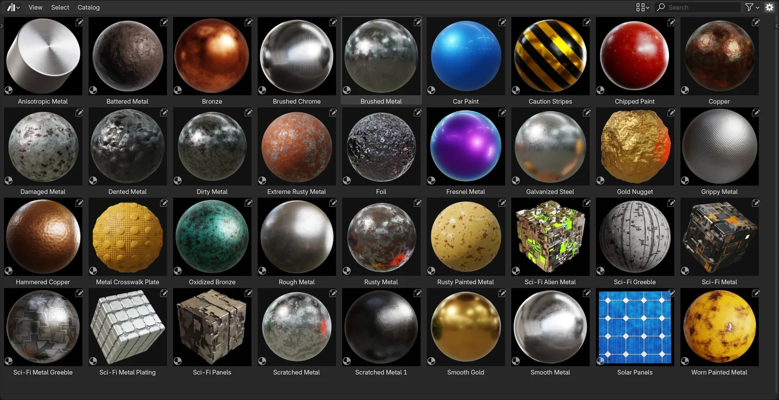 Procedural Metal Material Pack 1 screenshot 2