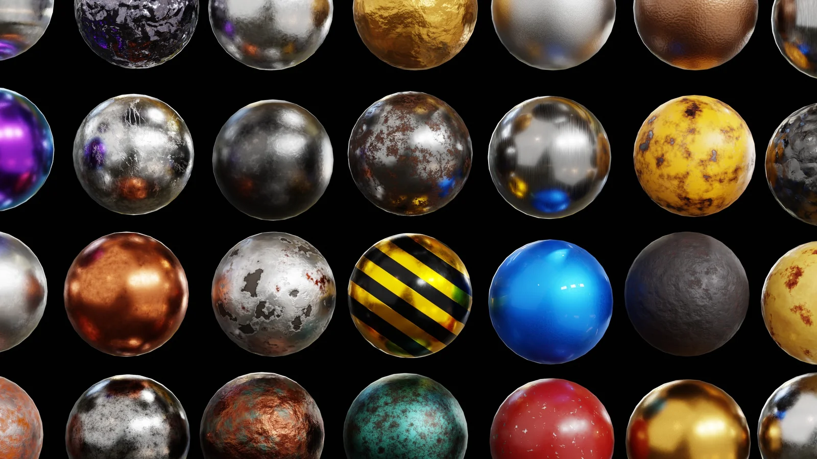 Procedural Metal Material Pack 1 screenshot 4