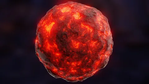 Procedural Molten Lava - Blender shaders