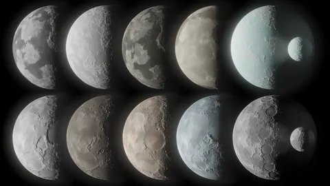 Procedural Moon Shader - Blender shaders