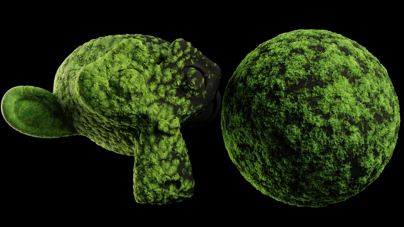Procedural Moss Material screenshot 3