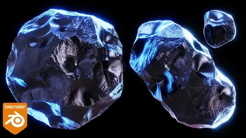 Procedural Obsidian Material - Blender shaders