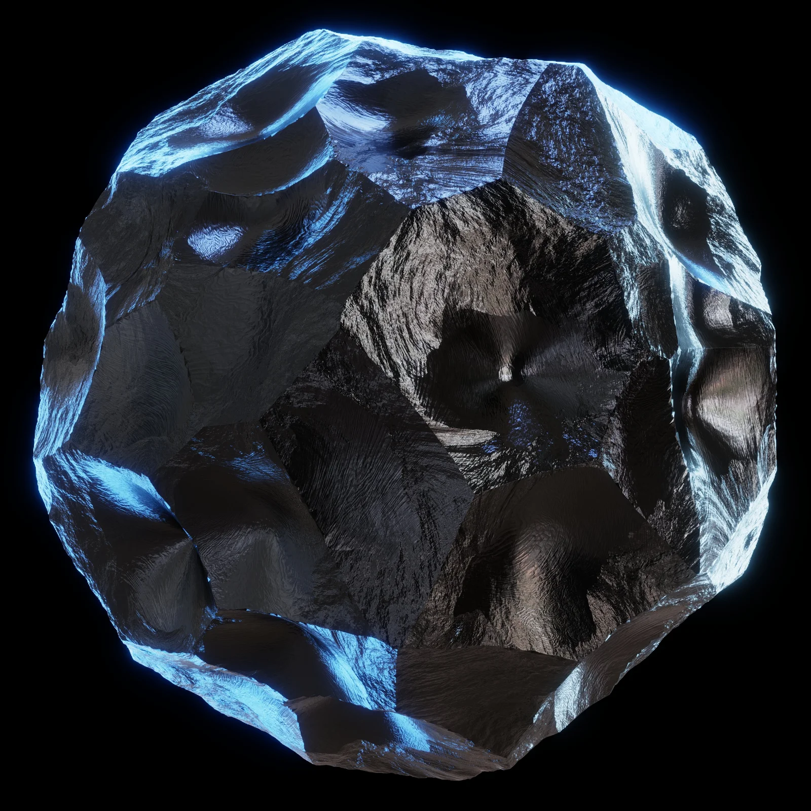 Procedural Obsidian Material screenshot 2