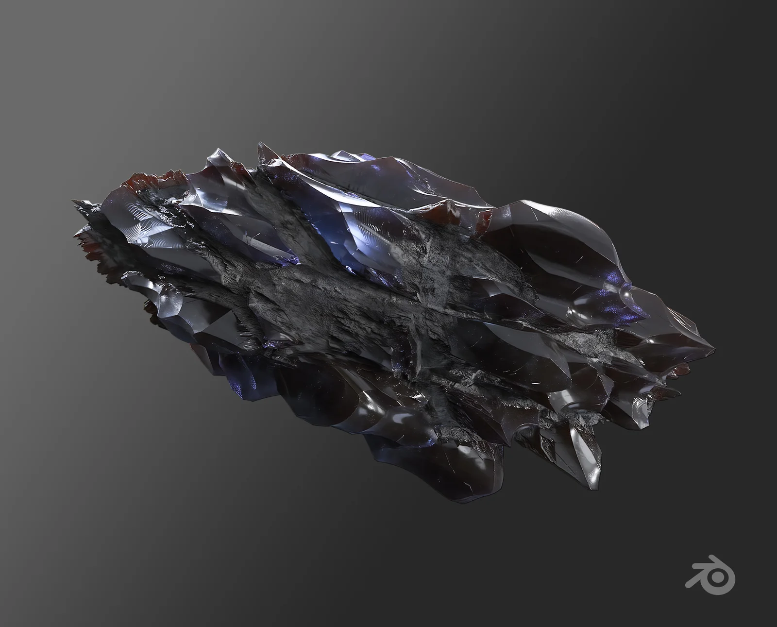 Procedural Obsidian Material screenshot 3