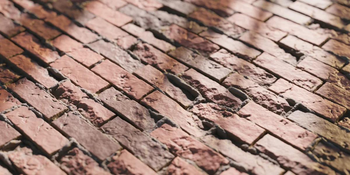 Procedural Old Brick Wall screenshot 2