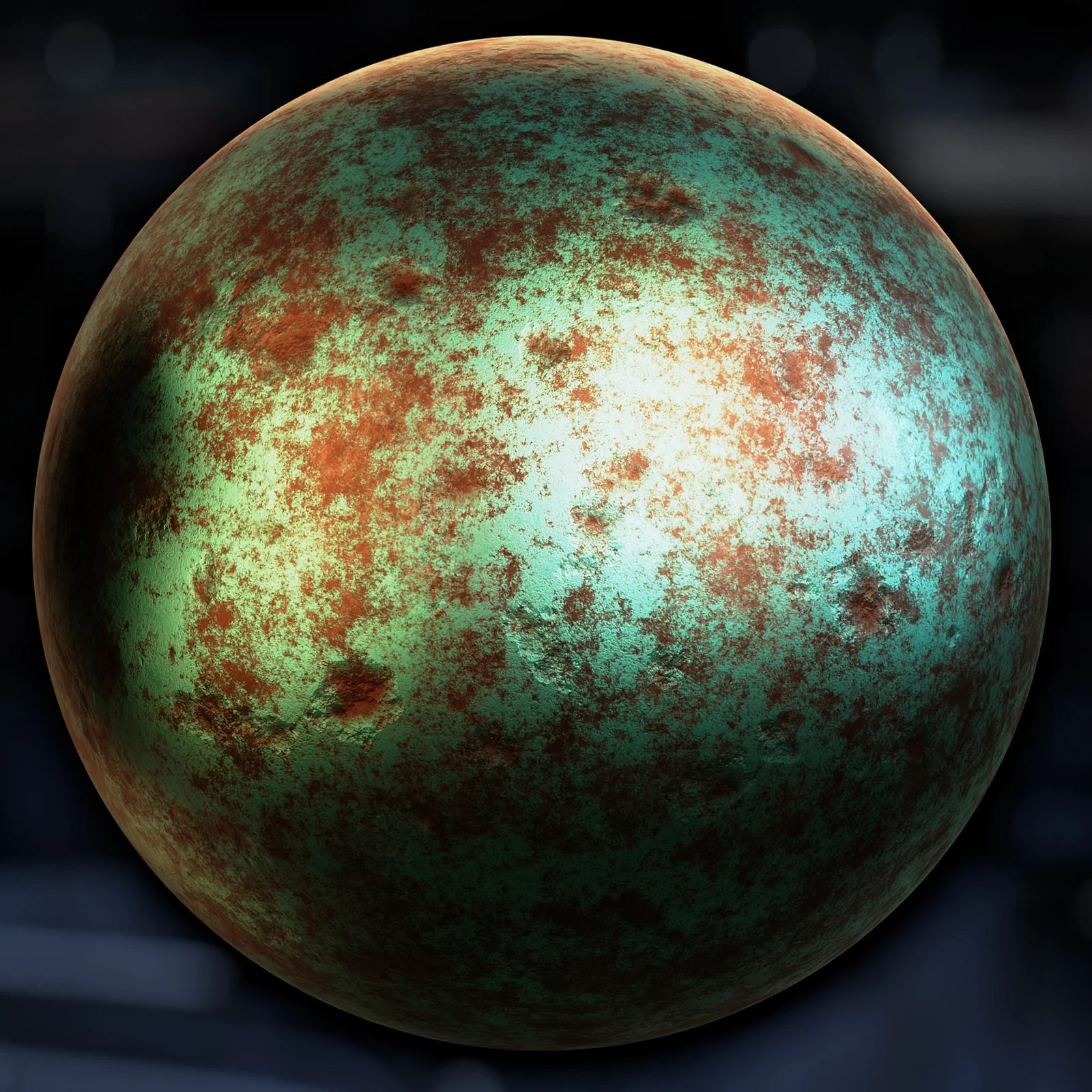 Procedural Oxidized Bronze screenshot 4