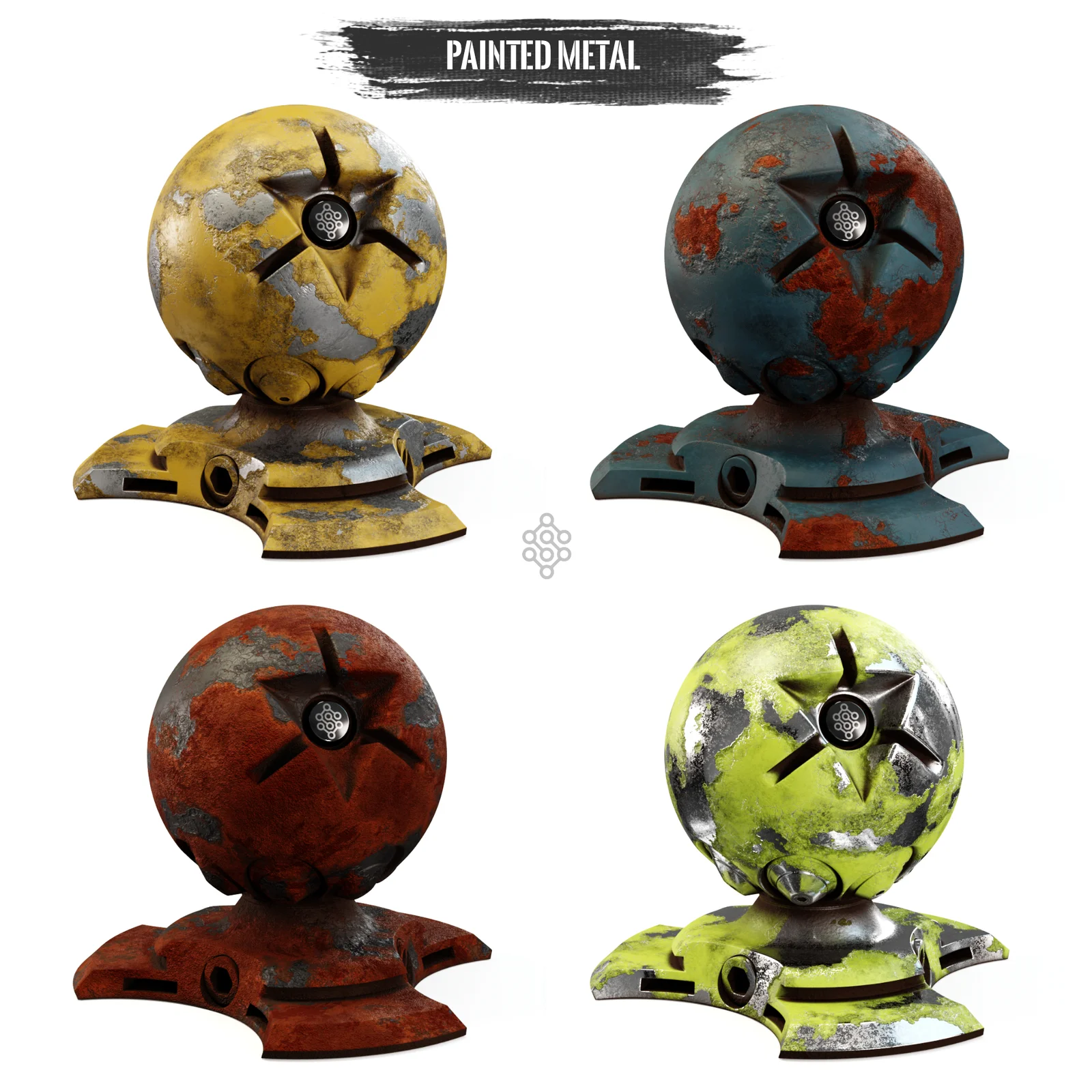 Procedural Painted Metal screenshot 3