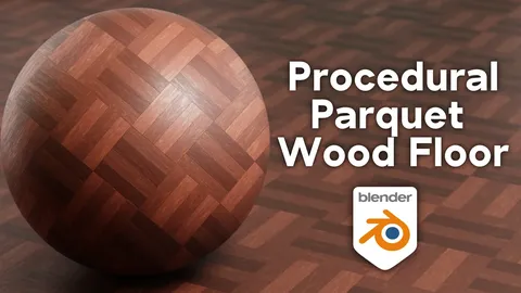 Procedural Parquet Wood Floor - Blender shaders