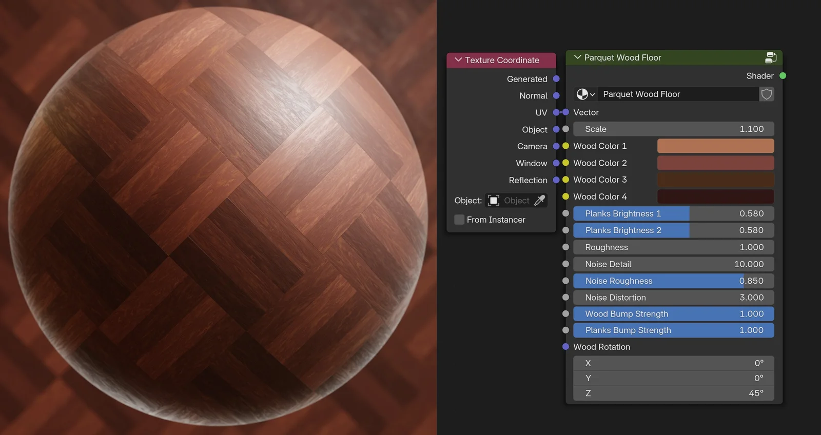 Procedural Parquet Wood Floor screenshot 2