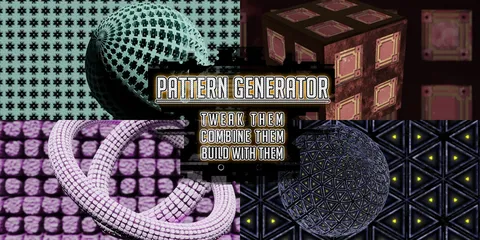 Procedural Pattern Generator - Blender shaders