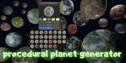 Procedural Planet Generator - Blender addons