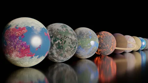 Procedural Planet Generator - Blender addons