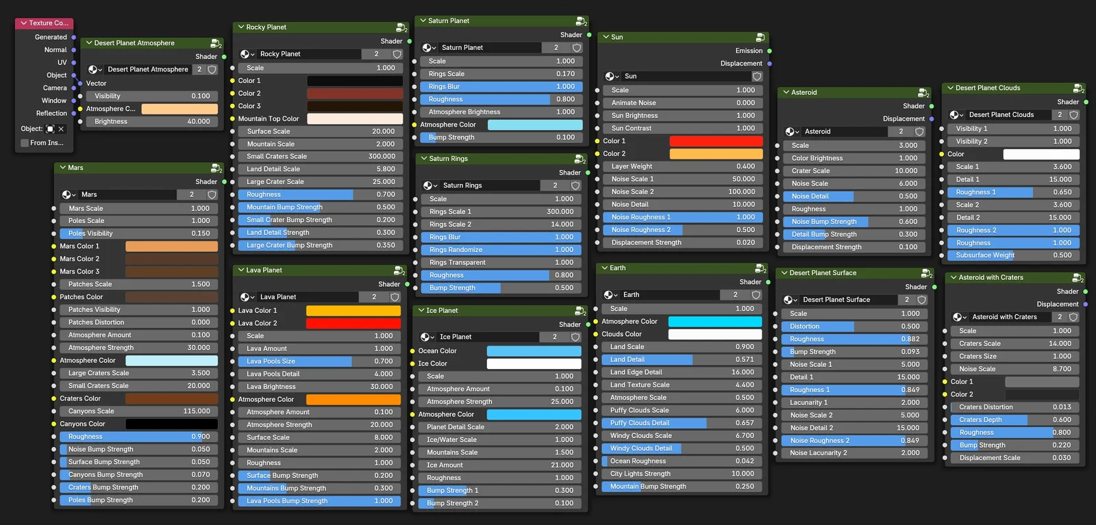 Procedural Planet Material Pack 1 screenshot 3