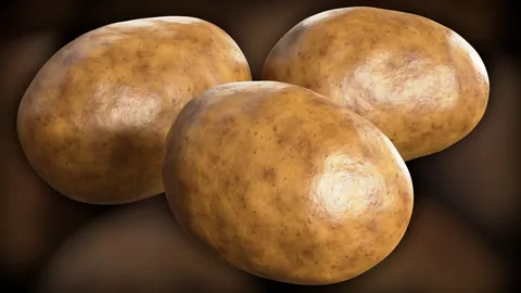 Procedural Potato Material - Blender shaders