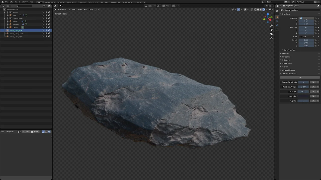 Procedural Rock Formation screenshot 2