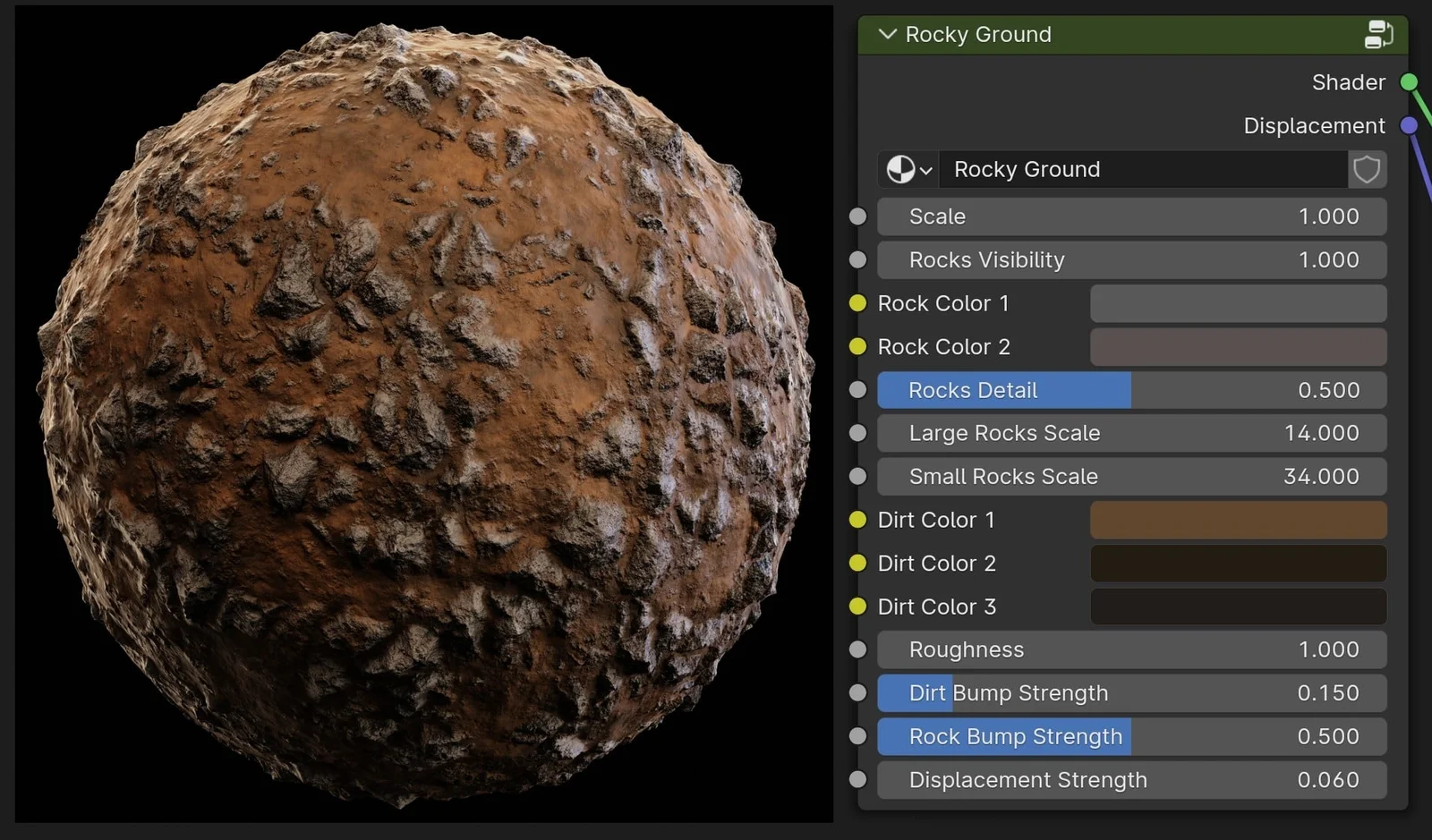 Procedural Rocky Ground screenshot 2