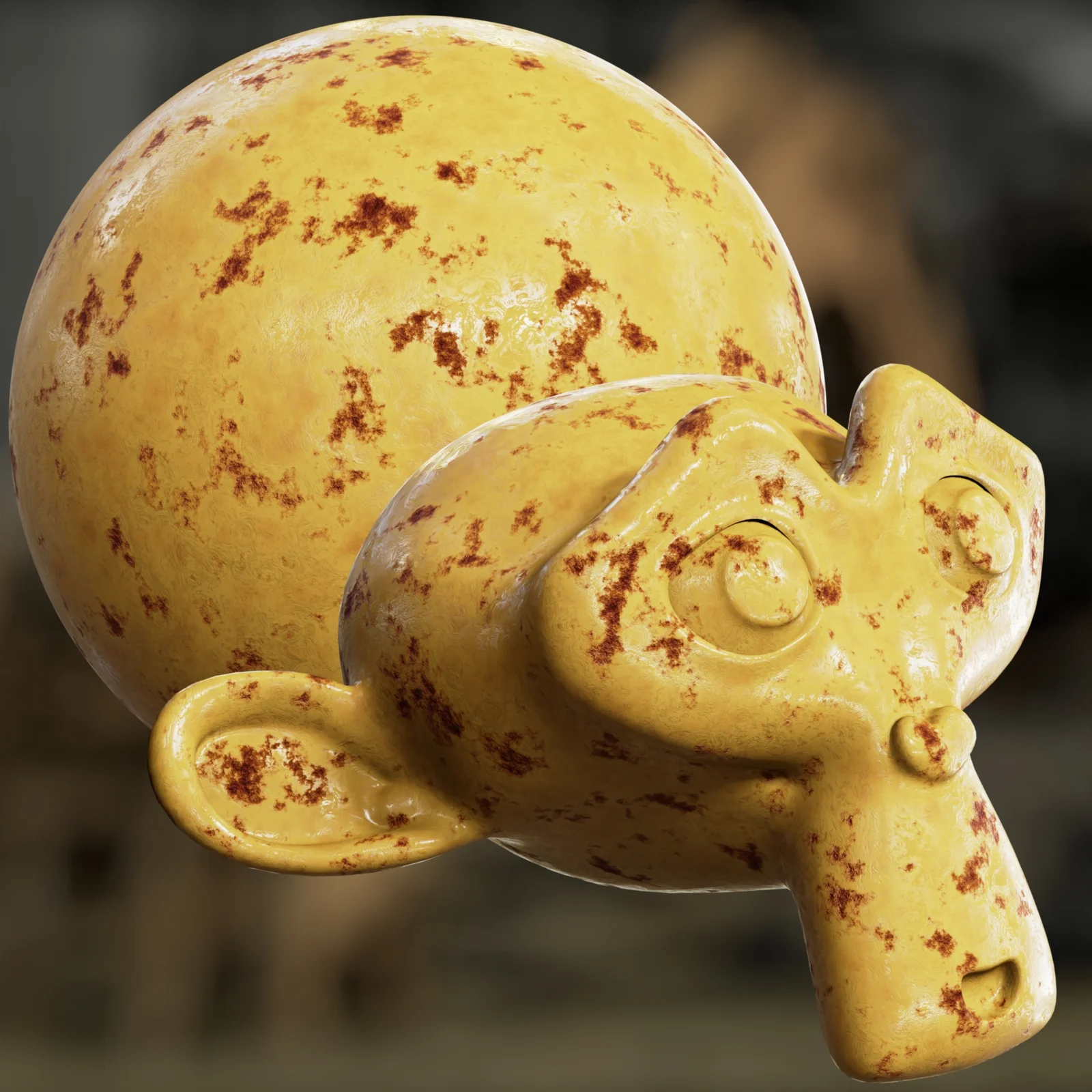 Procedural Rusty Painted Metal screenshot 3