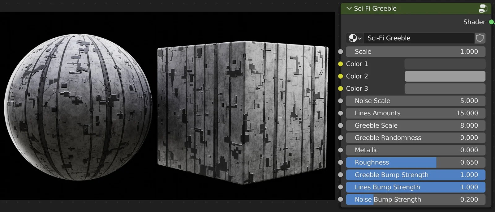 Procedural Sci-Fi Greeble screenshot 2