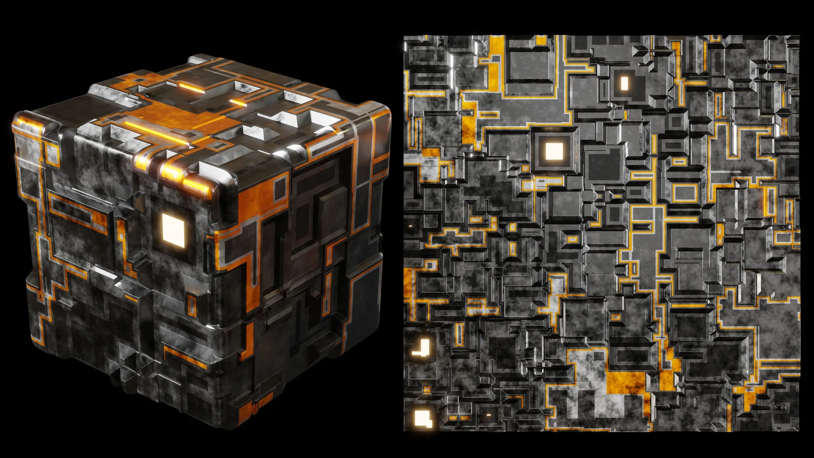 Procedural Sci-Fi Metal screenshot 3