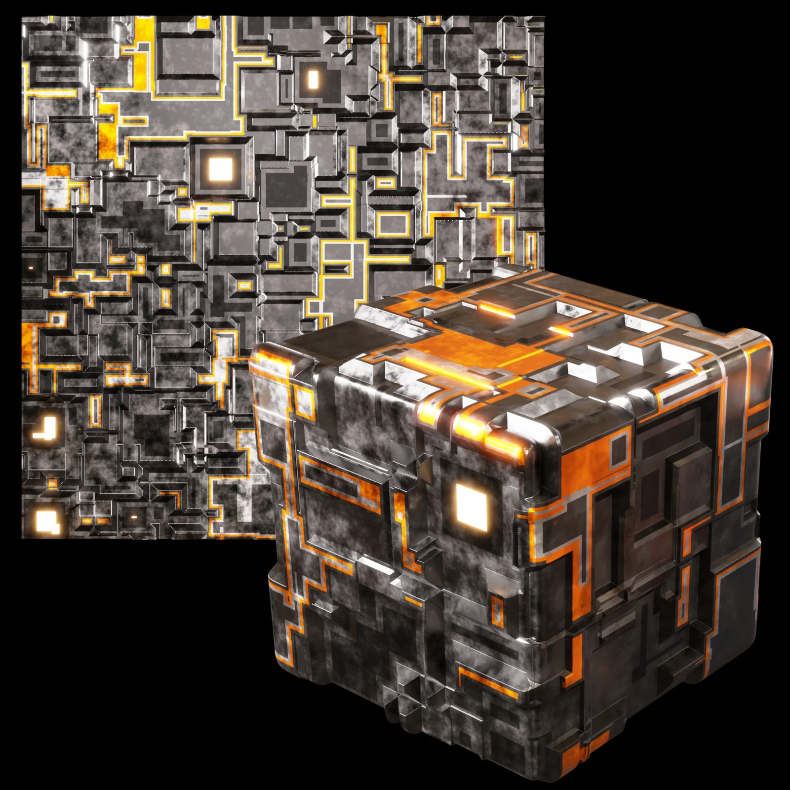 Procedural Sci-Fi Metal screenshot 5