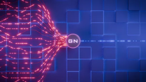 Procedural Sci-fi Signals - Blender geometry nodes