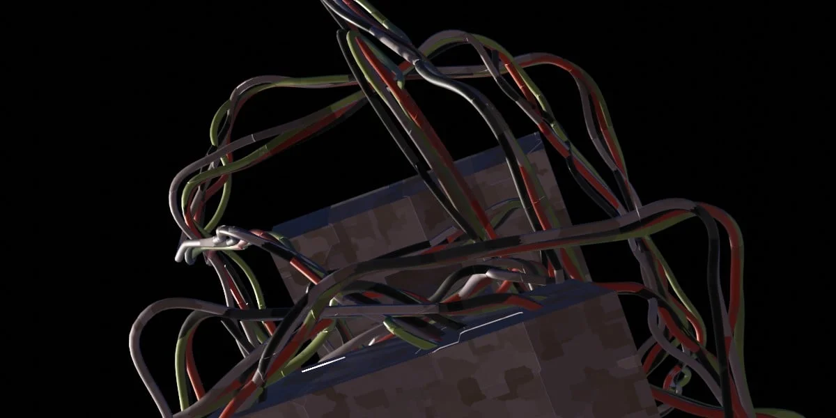 Procedural Sci-Fi Wires screenshot 2