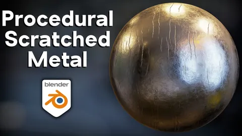 Procedural Scratched Metal - Blender shaders
