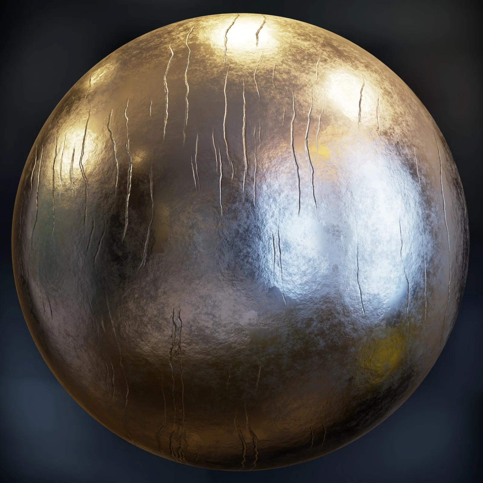 Procedural Scratched Metal screenshot 4