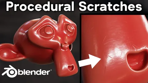 Procedural Scratched Plastic - Blender shaders