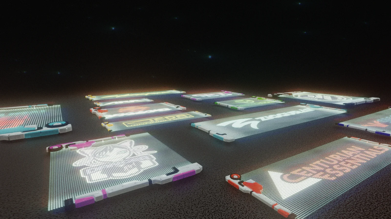 Procedural Hologram Shader screenshot 4