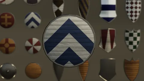 Procedural Shields - Blender geometry nodes