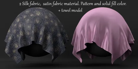 Procedural Silk and Satin Fabric - Blender shaders