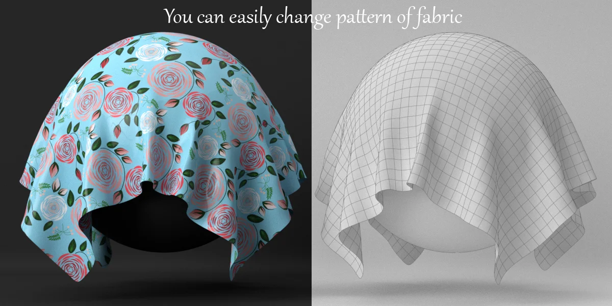 Procedural Silk and Satin Fabric screenshot 2