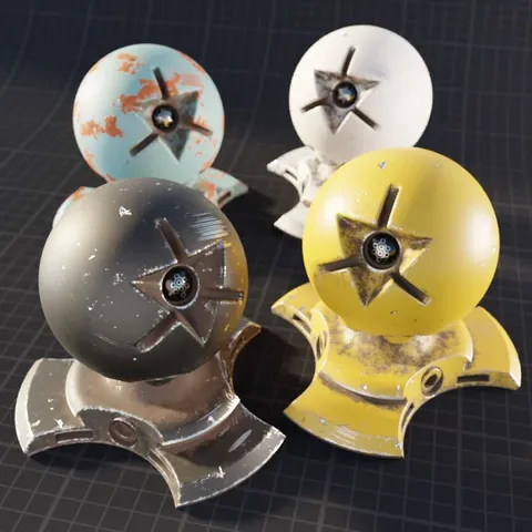 Procedural Smart Metal v2 - Blender shaders