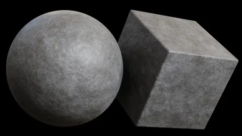 Procedural Smooth Concrete - Blender shaders