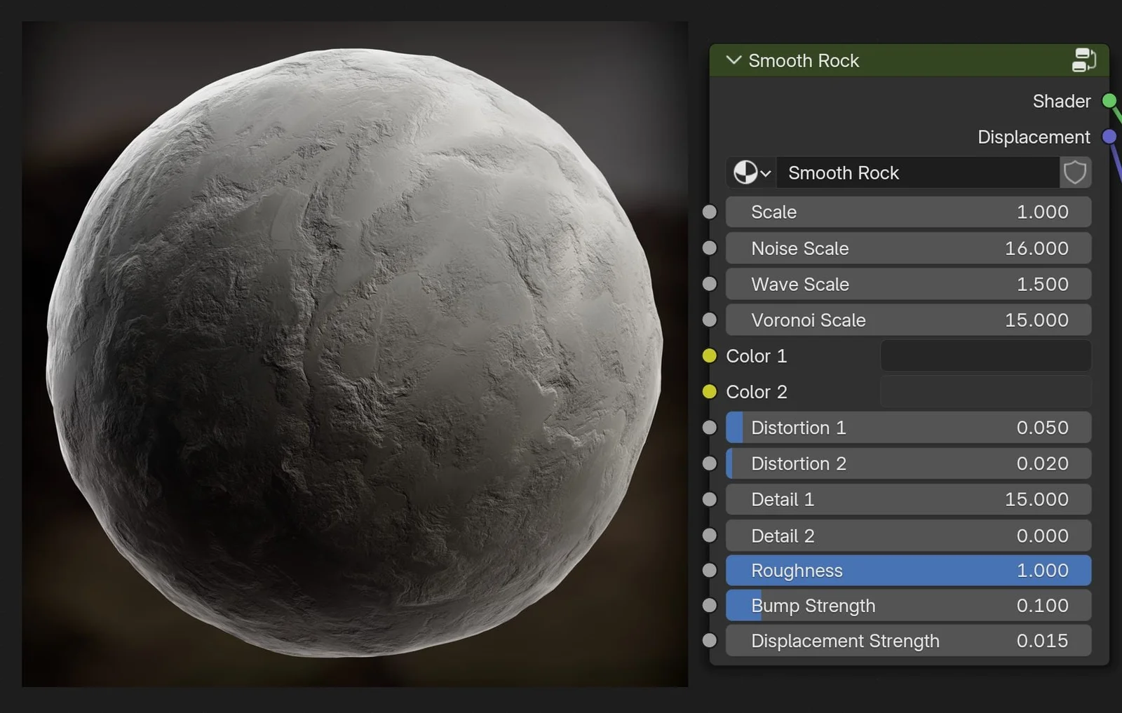 Procedural Smooth Rock screenshot 2