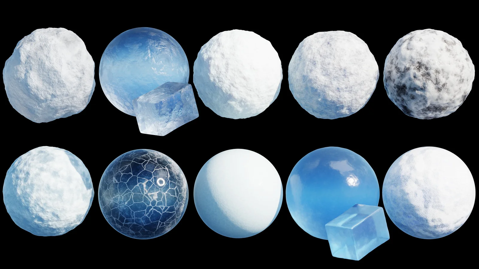 Procedural Snow & Ice Material Pack 1 screenshot 3