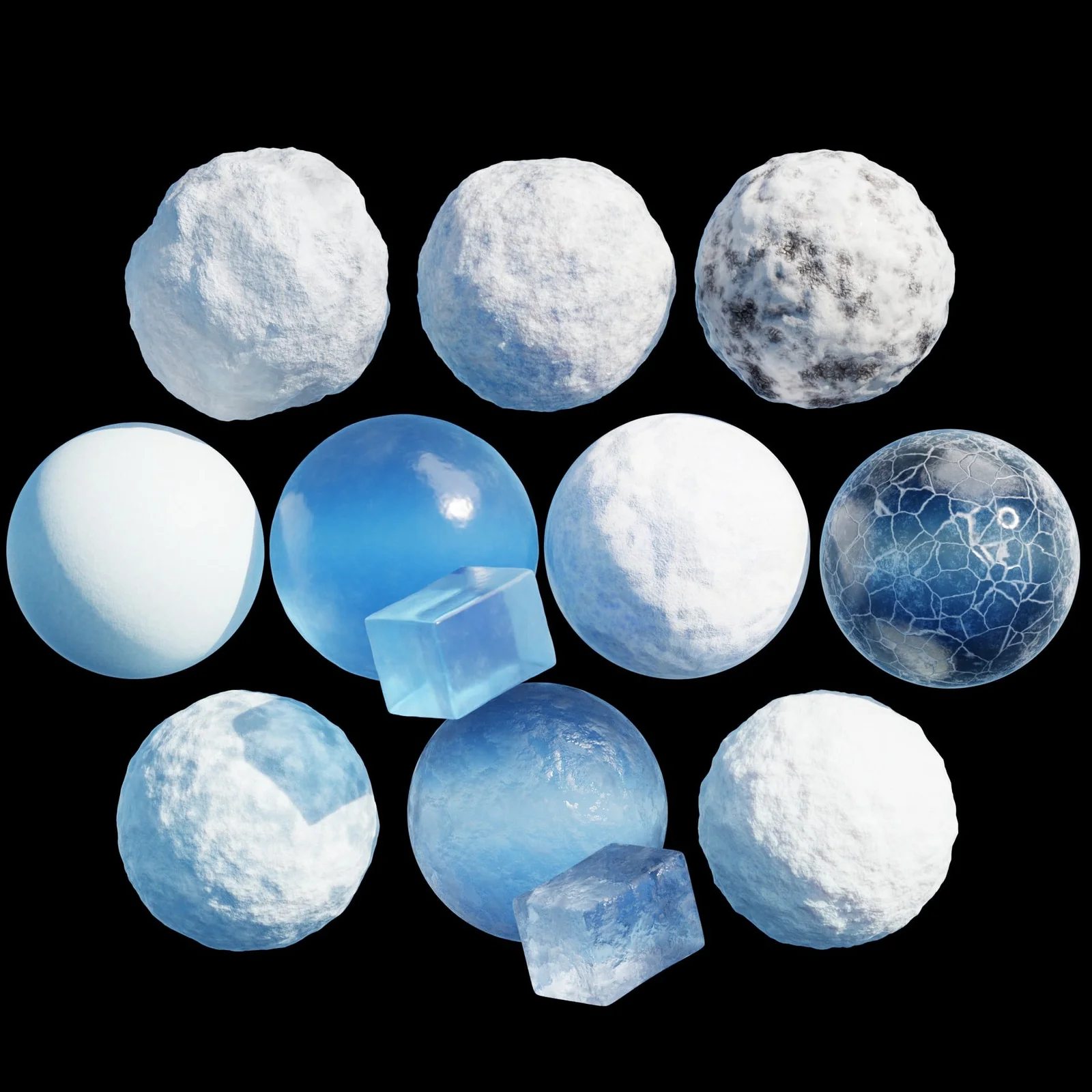 Procedural Snow & Ice Material Pack 1 screenshot 5
