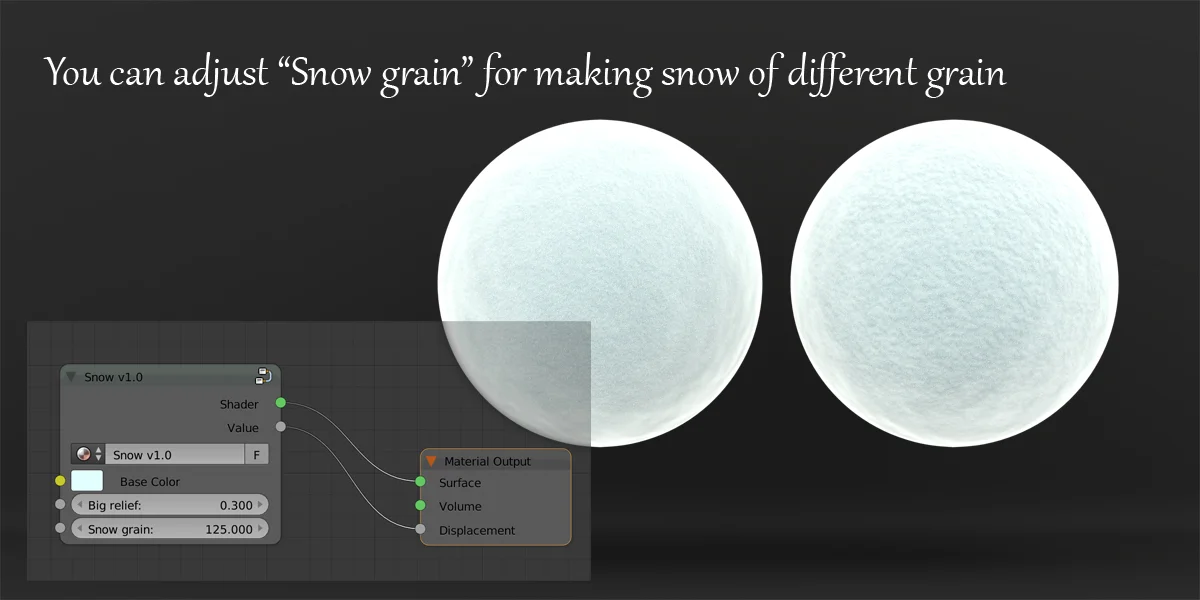 Procedural Snow Material screenshot 3