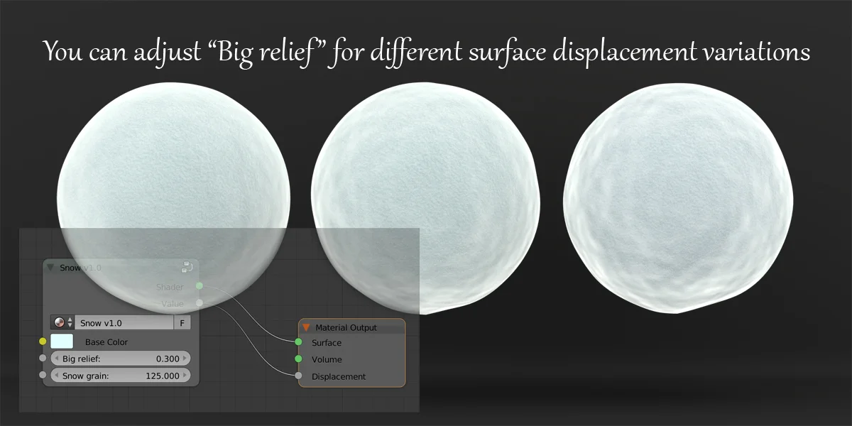 Procedural Snow Material screenshot 4