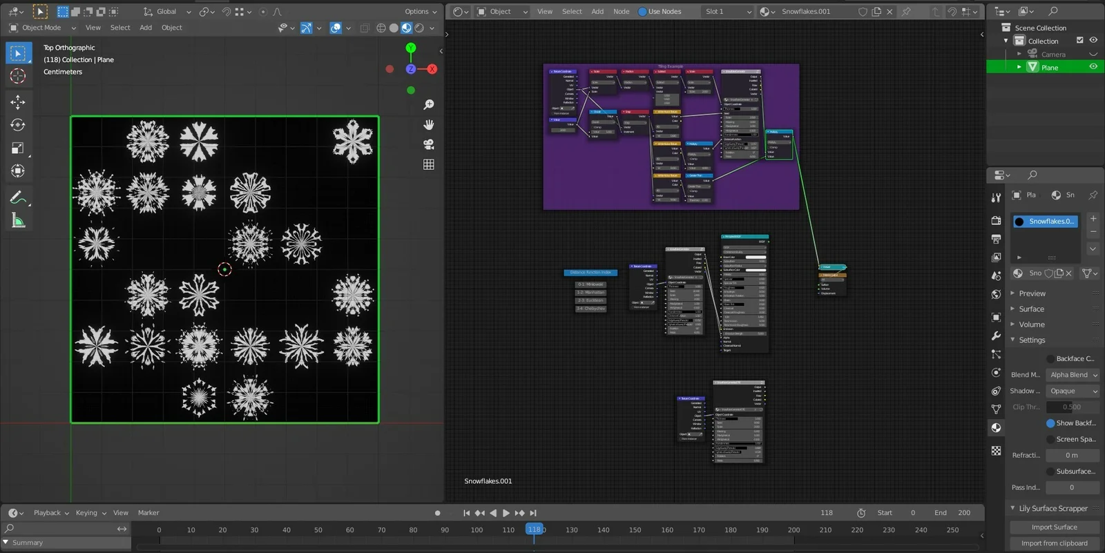 Procedural Snowflake Generator screenshot 3