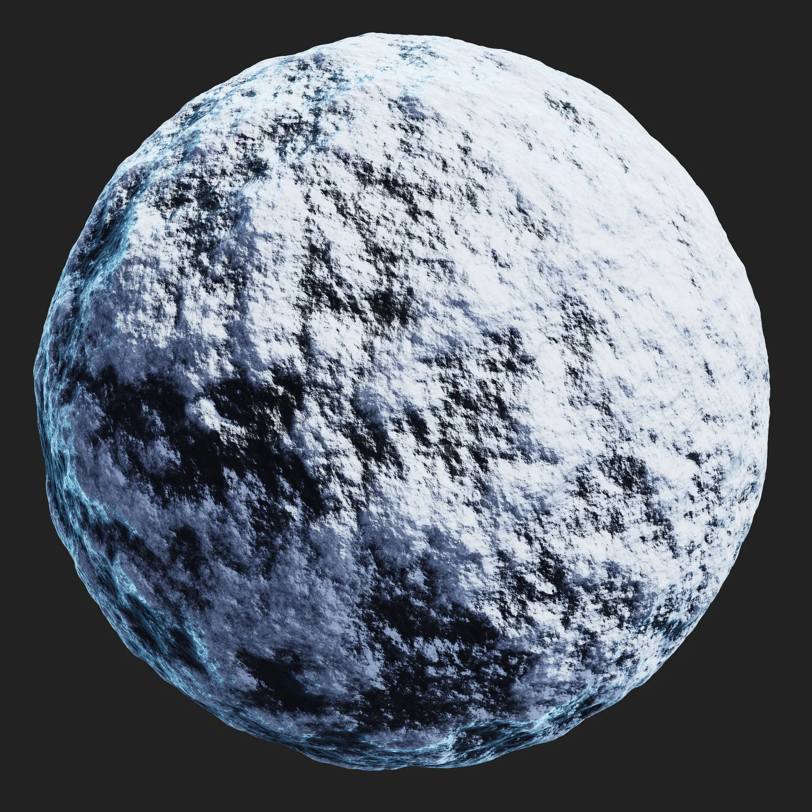 Procedural Snowy Mountain Material screenshot 5