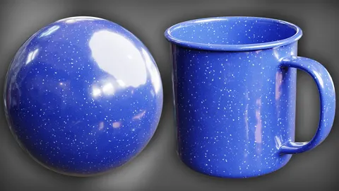 Procedural Speckled Enamel - Blender shaders