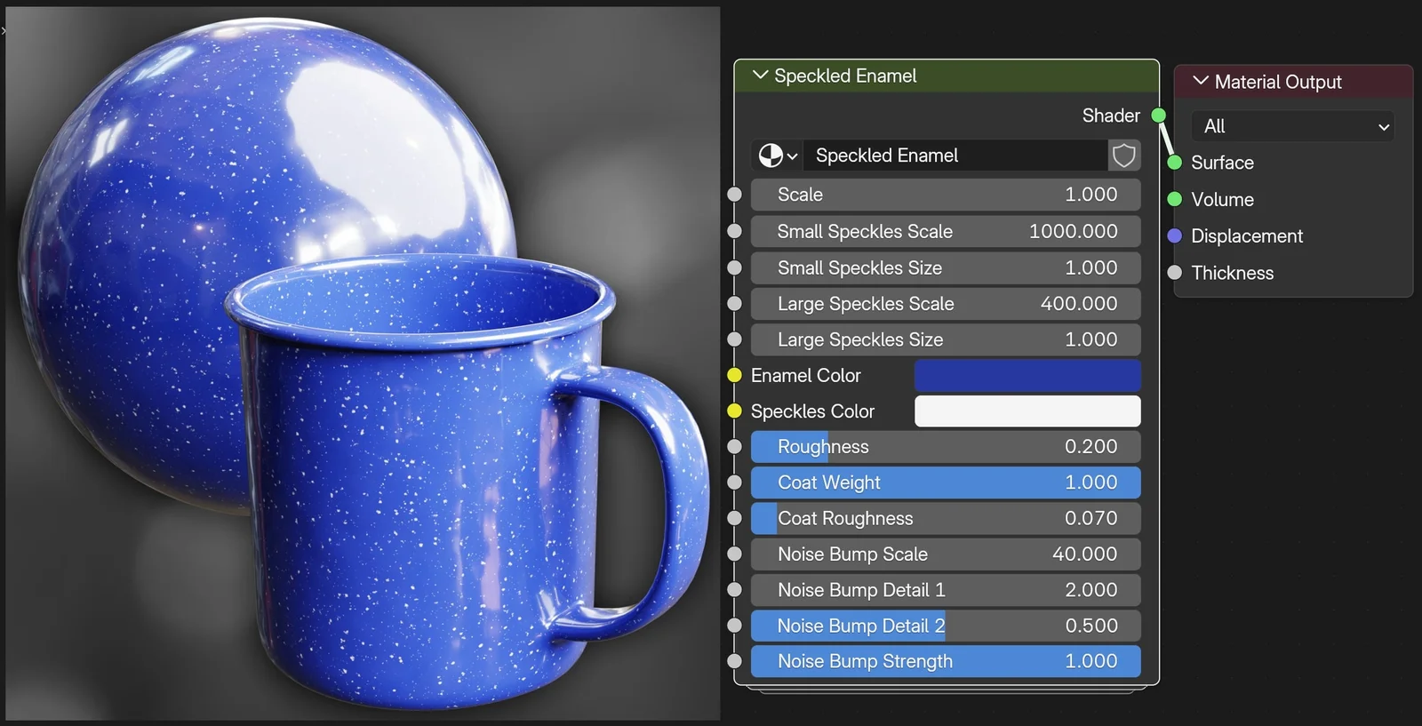 Procedural Speckled Enamel screenshot 2