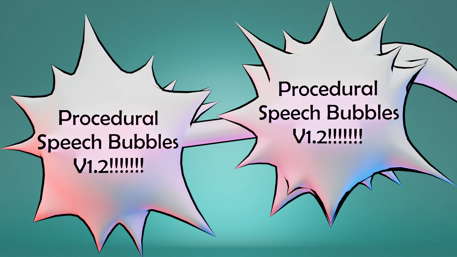 Procedural Speech Bubbles screenshot 2