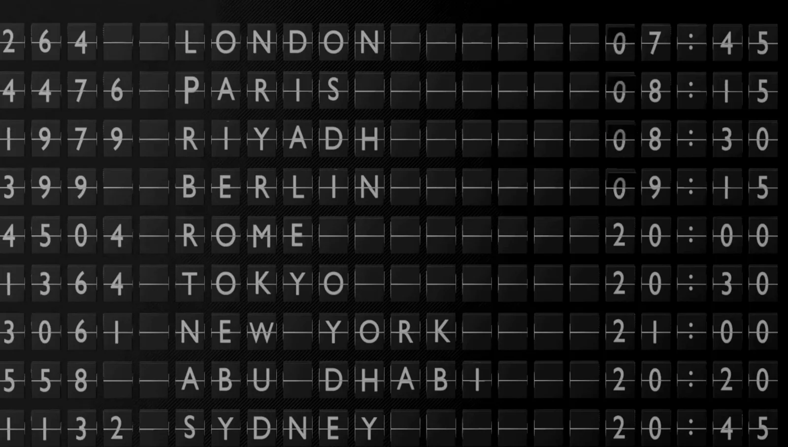 Procedural Split Flap Display screenshot 4