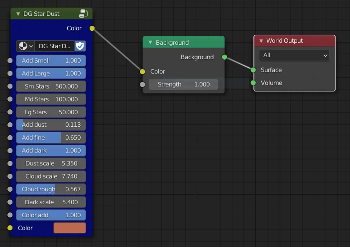 Procedural Starfield and Nebula screenshot 2